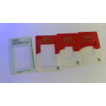 Custom security PVC card sleeves anti-counterfeiting gold bar PVC packaging card